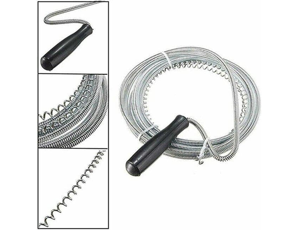 Sonda 3 5 7 mt Sturalavandini a Molla Stura Lavandino Scarico Water WC Manico...