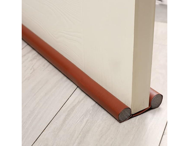 2x Paraspifferi Sottoporta Parafreddo Para Freddo Doppio 96cm Isolamento...