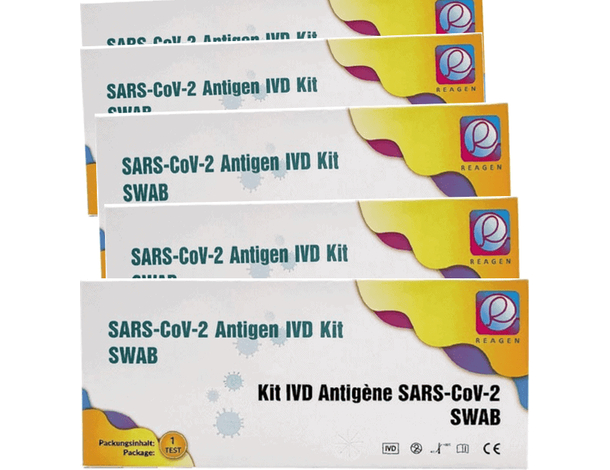 5x Tamponi Rapidi Antigenici Sars-cov-2-covid 19 Bocca e Naso Tampone Rapido