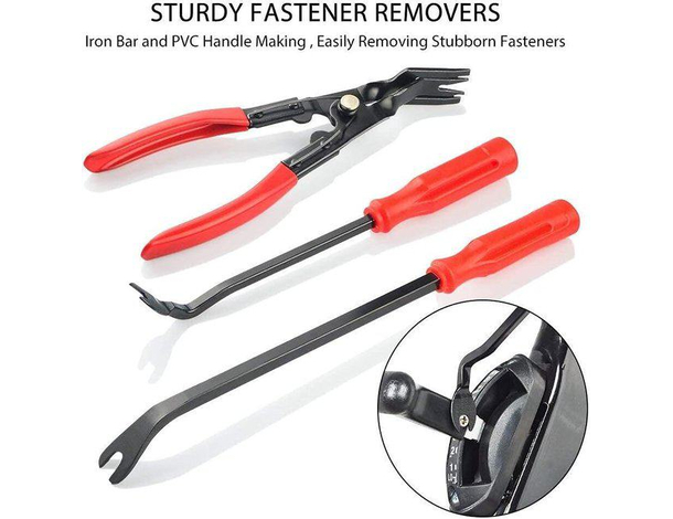 Kit Smontaggio Pannelli Auto Strumento Riparazione Carrozzeria Interna+100...