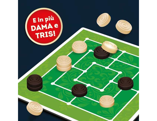 Gioco per Bambini Gran Maestro di Scacchi/Dama/Tris 3 in 1 Ludoteca Anni 6+...