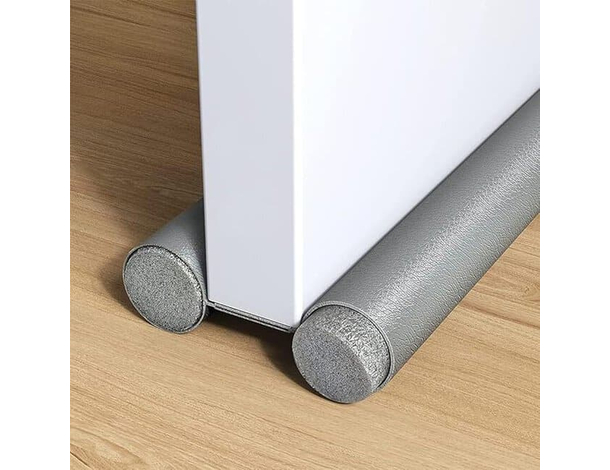 2x Paraspifferi Sottoporta Parafreddo Para Freddo Doppio 96cm Isolamento...