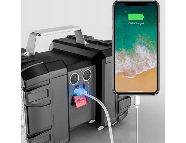 Torcia LED Portatile Ricaricabile Potente Campeggio Escursionismo USB...