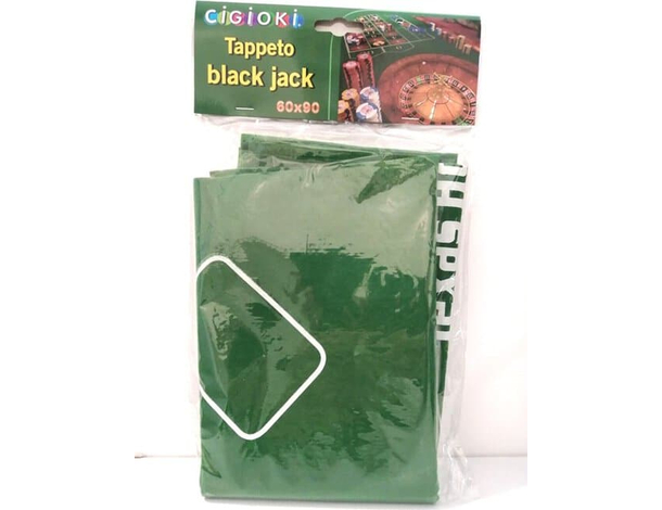 Panno Verde in Tessuto da Tavolo 60x90 cm Poker BlackJack Tovaglia da Gioco...