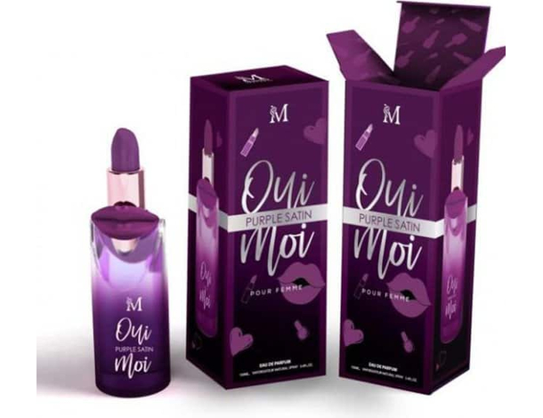 Profumo da Donna Oui Moi Purple Satin Eau de Parfum pour Femme 100 ml Regalo
