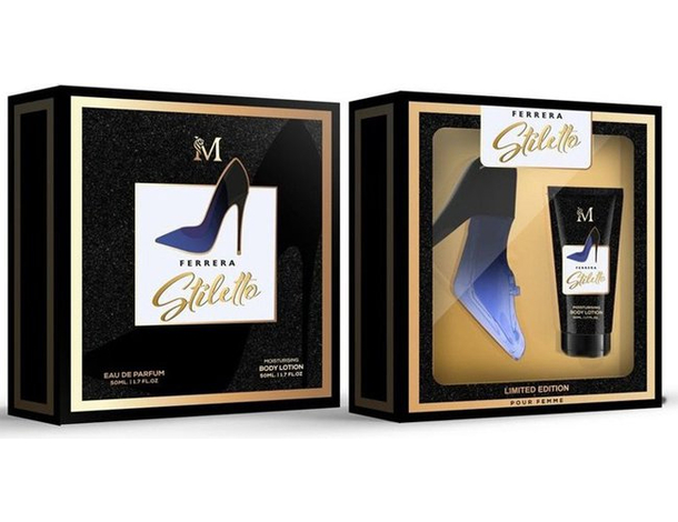 Confezione Regalo Donna Ferrera Stiletto Profumo 50ml + Lozione 50 ml per Lei