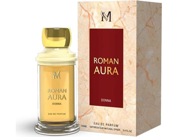 Profumo da Donna Roman Aura Eau de Parfum pour Femme 100 ml Idea Regalo