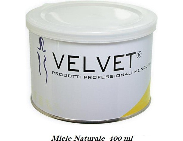 12x Ceretta cera depilatoria liposolubile in vaso da 400 ml - Miele 2