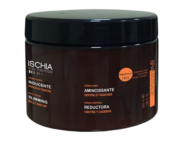 Crema riducente snellente per pancia e fianchi massaggio corpo caffeina 500 ml