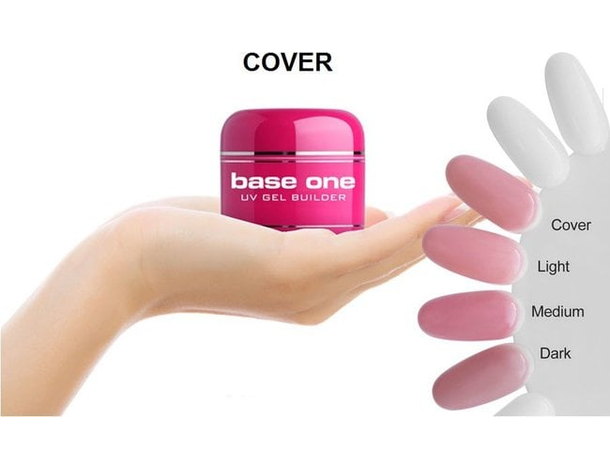Base One gel costruttore Cover da 50 ml vari colori ricostruzione unghie (Cover)