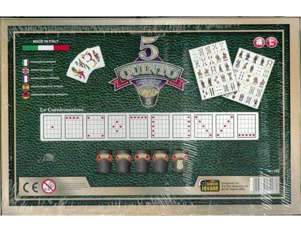 Gioco di Società Quinto Divertiti con Amici e Familiari con Carte Napoletane...