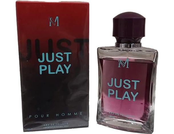 Profumo da Uomo Just Play for Man Eau De Toilette pour Homme 100 ml Idea Regalo