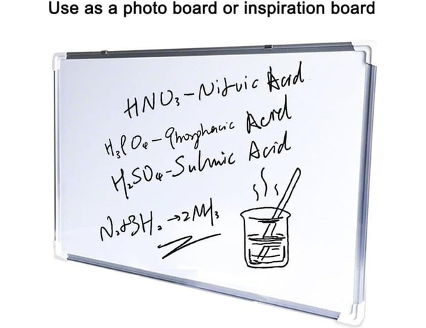 Lavagnetta Parete Magnetica Lavagna Bianca per Pennarello Cancellabile...