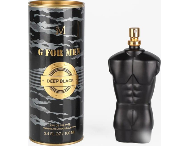 Profumo da Uomo G for Men Deep Black Parfum pour Homme 100 ml Idea Regalo 3