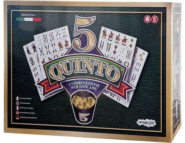 Gioco di Società Quinto Divertiti con Amici e Familiari con Carte Napoletane...
