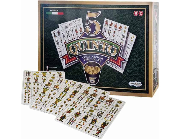 Gioco di Società Quinto Divertiti con Amici e Familiari con Carte Napoletane...