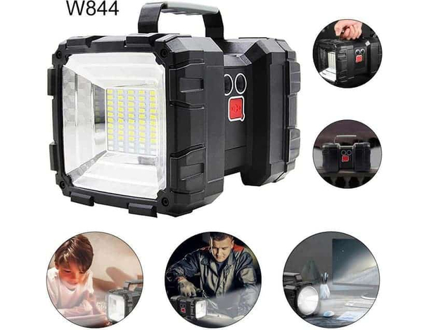 Torcia LED Portatile Ricaricabile Potente Campeggio Escursionismo USB...