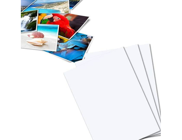 120 Fogli Carta Fotografica A4 Lucida Glossy per Stampanti Inkjet 180-260 gr...