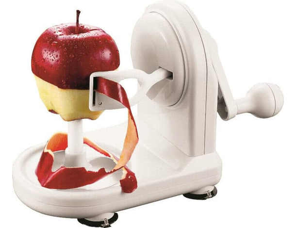 Sbuccia Mele a Manovella Taglia Pulisci Pela Affetta Mela Patate Frutta