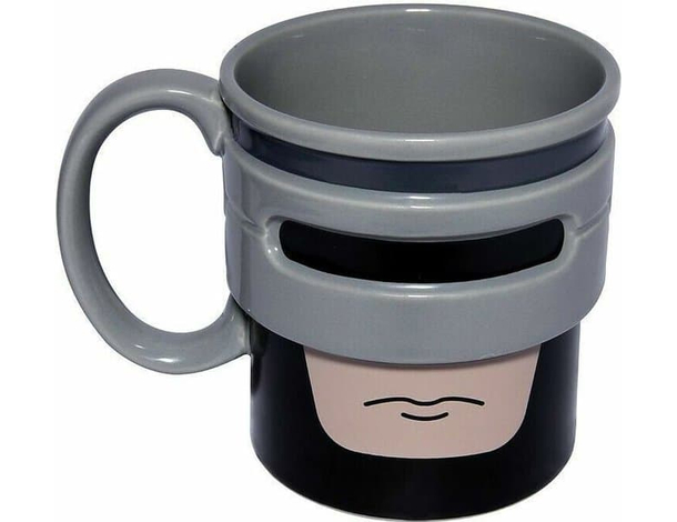 Tazza Robocop Androide Elmetto Casco Occhiali Ceramica Colazione Latte Tè...