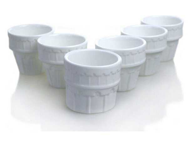 Tazzine Torre di Pisa Coppette Porta Salse Ketchup Maionese Senape Feste...