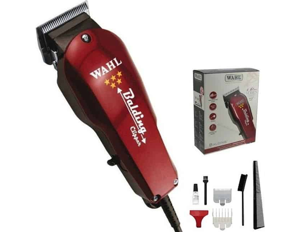 Taglia capelli Balding Tosatrice 10W con filo e accessori - WAHL Made in USA