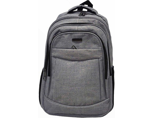 Zaino a spalla bagaglio a mano in tessuto colore grigio spallacci regolabili