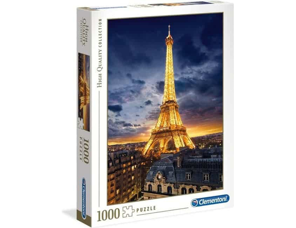 Puzzle 1000 Pezzi Parigi Francia Torre Eiffel High Quality Collection 69x50 cm