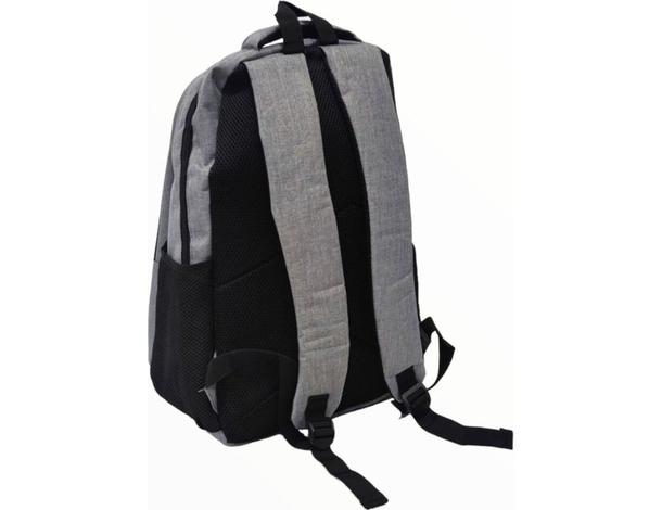 Zaino a spalla bagaglio a mano in tessuto colore grigio spallacci regolabili...