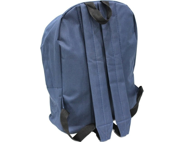 Zainetto blu per viaggio tempo libero in poliestere casual unisex tasche zip...