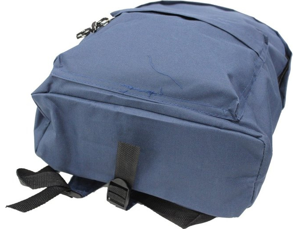 Zainetto blu per viaggio tempo libero in poliestere casual unisex tasche zip...