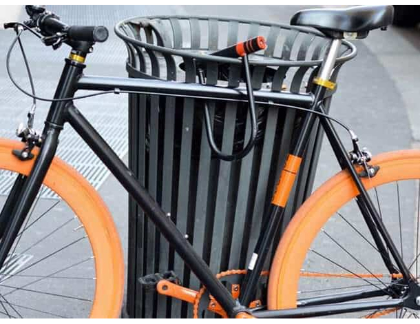 Lucchetto ad U Catena Antifurto per Bici Blocco Ruote Bicicletta MTB con...