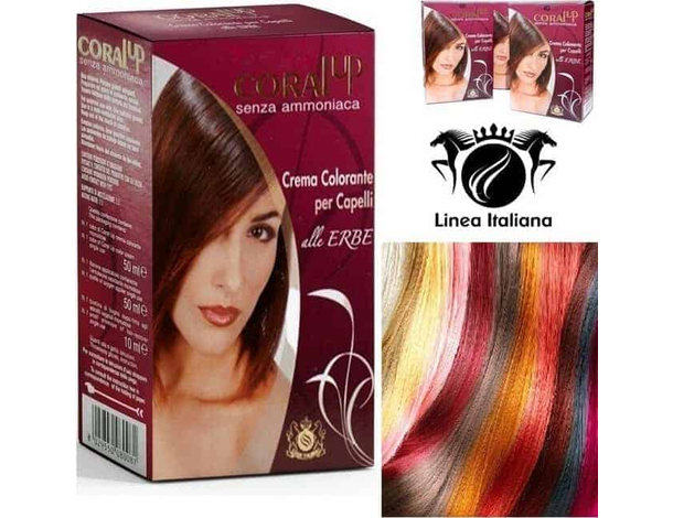 Colore in crema senza ammoniaca Coral-Up tinta per capelli diverse nuances