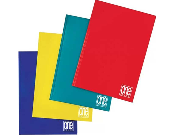 5x Quaderni Cartonati A5 Rigatura 1R 72 Fogli Colori Assortiti per Scuola...