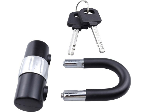 Lucchetto Arco U Bloccadisco Blocca Catena Moto Scooter Bici Quad 1.3x10cm