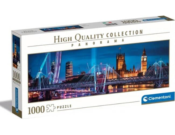 Puzzle 1000 pezzi Panorama Londra Skyline London Big Ben 14 anni+ 98x33 cm