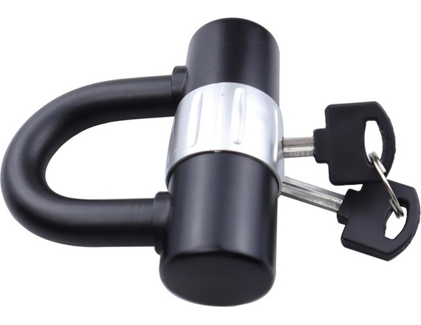 Lucchetto Arco U Bloccadisco Blocca Catena Moto Scooter Bici Quad 1.3x10cm 3