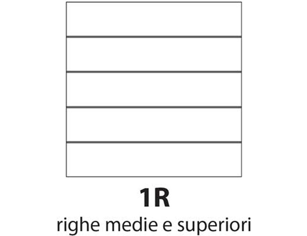 Set 5 Pezzi Quaderno Cartonato A4 60 Fogli 80 gr. 1 rigo Monocromo Colorati...