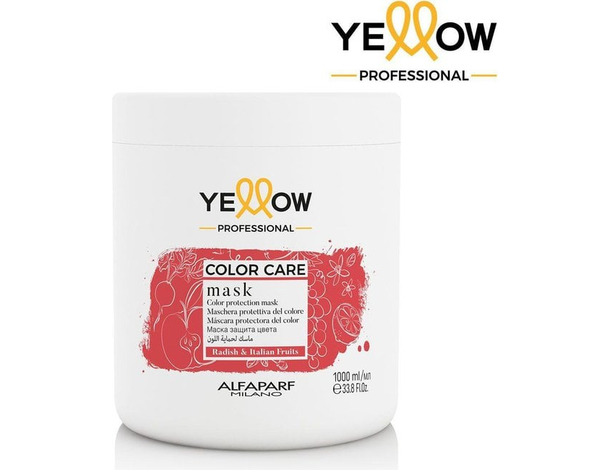 Maschera proteggi colore Alfaparf Yellow Color Care 1000ml nutriente...