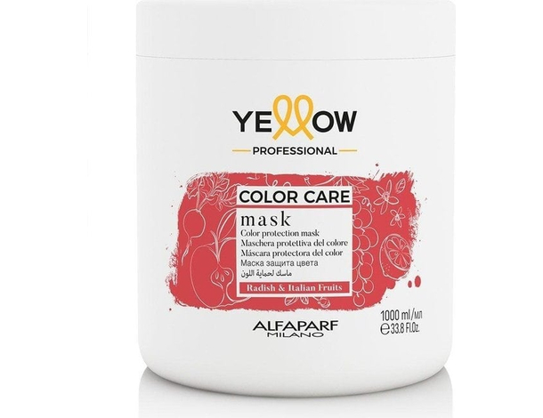 Maschera proteggi colore Alfaparf Yellow Color Care 1000ml nutriente protettiva