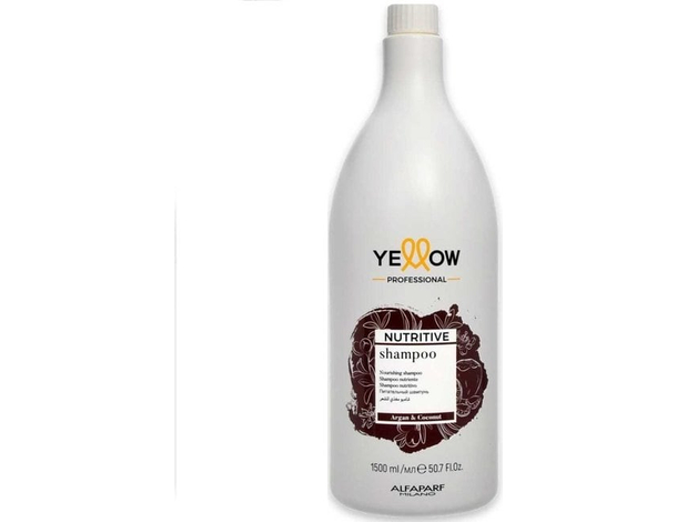 Shampoo per capelli secchi Alfaparf Nutritive 1500 ml con argan e cocco vegan...