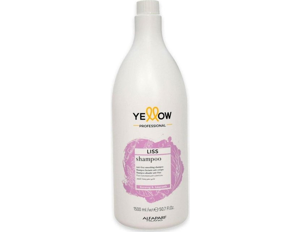 Shampoo Alfaparf Liss anticrespo 1500 ml con keraveg e amaranto capelli lisci...