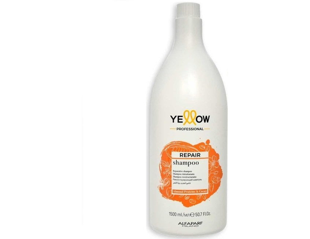 Shampoo Repair per capelli danneggiati 1500 ml con burro di cacao e mandorla...