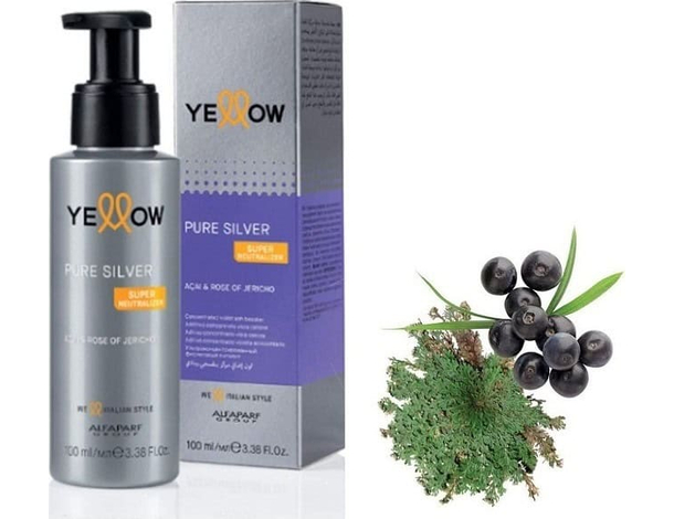 Additivo viola cenere Pure Silver Alfaparf Yellow neutralizzante 100 ml