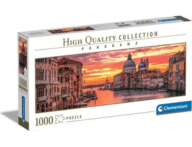 Puzzle 1000 Pezzi Gran Canale di Venezia Collezione Panorama 98x33cm 14 anni+