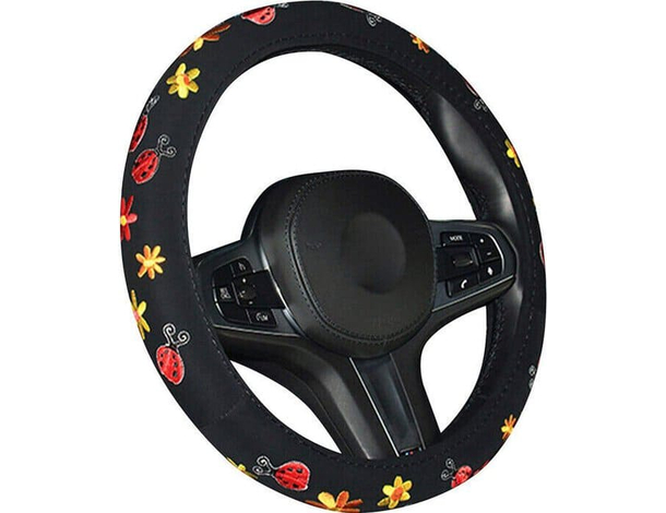 Copri Volante Universale Antiscivolo Auto Sterzo Cover Decorativa Volante 38 cm