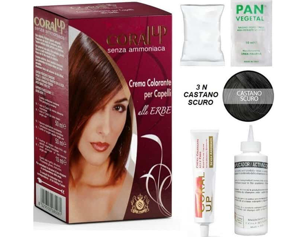 Colore in crema senza ammoniaca Coral-Up tinta per capelli diverse nuances 4