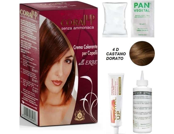 Colore in crema senza ammoniaca Coral-Up tinta per capelli diverse nuances 5