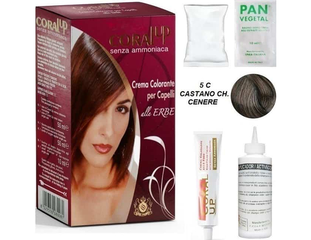 Colore in crema senza ammoniaca Coral-Up tinta per capelli diverse nuances 9