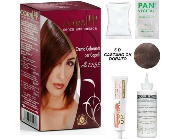 Colore in crema senza ammoniaca Coral-Up tinta per capelli diverse nuances 10